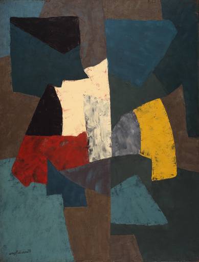 Composition abstraite - 1954